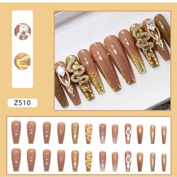 2/$10 Press on Nails 💅!! Reusable 24 Pack - Bundle & Save - Picture 1 of 1